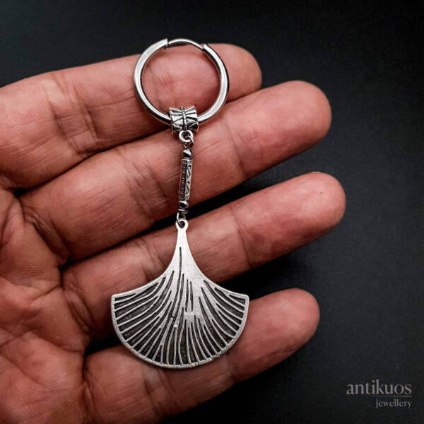 Boho earring,ginkgo leaf earring