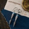long tribal dangle earring